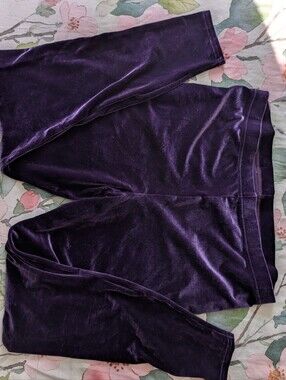 Black Milk Velvet Purple Leggings